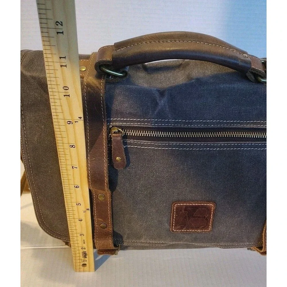 Canvas Shoulder Crossbody Bag Satchel 15.6